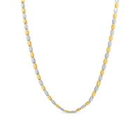 VIVA Two Tone Flat Bead Necklet - J76155