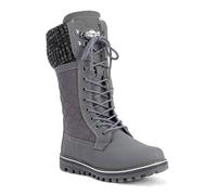 VIVA Womens Faux Fur Thermal Waterproof Outdoor Snow Winter Calf Boots - 9 - Grey