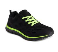 VIVA Women's Get Fit Mesh Running Trainers Athletic Walk Gym Shoes Sport Run in Green | Size: 3 Viva Green 3