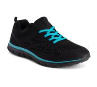 VIVA Women's Get Fit Mesh Running Trainers Athletic Walk Gym Shoes Sport Run in Turquoise | Size: 3 Viva Turquoise 3