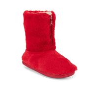 VIVA Women's Polar Memory Foam Zipper Faux Fur Cosy Boot in Red | Size: 6 Viva Red 6