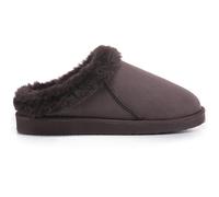 VIVA Women's Polar Women's Faux Suede Clog Style House Slippers - Shearling-Lined in Dark Brown | Size: 9 Viva Dark Brown 9