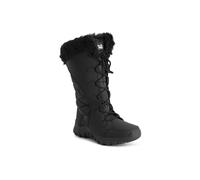 VIVA Women's Quilted Lace Up Waterproof Outdoor Cuff Snow Rain Boots in Grey | Size: 4 Viva Grey 4