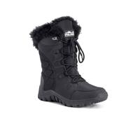 VIVA Women's Quilted Lace Up Waterproof Outdoor Cuff Snow Rain Boots in Midnight | Size: 5 Viva Midnight 5