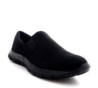 VIVA Women's Womens Walking Super Lightweight Running Shoe Shock Absorbing Trainers in Jet Black | Size: 6 Viva Jet Black 6