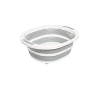 VIVAAS 2 in 1 Collapsible Multifunction Vegetable Fruit Strainers Wash Basin Bucket Basket | Chopping Cutting Board | Ice Bucket | Folding Drain Tub |Sink Bowl | Vegetable Wash Bowl