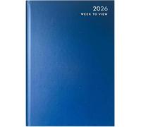 VIVAAS 2026 Diary A4 A5 A6 Week to View And Day A Page Diary With Half Saturday And Sunday Page Diaries Organiser For Student Teacher Home Office Business (A6 Week To View, Blue)