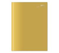 VIVAAS 2026 Diary A4 A5 A6 Week to View WTV & Day A Page DAP Diaries Appointment Times Full Year Hardback Planner for Student, Teacher, Home, Office (Mustard Yellow, A6 Week To View)