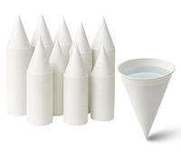 VIVAAS 5000 X Paper Cone Cups 4oz White Water Dispenser Cups | Biodegradable, Leakproof, Eco-Friendly Solution for Offices, Schools, Hospitals & Workplaces