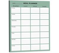 VIVAAS Magnetic Weekly Meal Planner Pad Days of The Week 52 Sheets, Scheduler, Task Notes and to Do Lists Complete Plan Weekly Menu Food for Weight Loss, Dinner List for Family For Home And Office