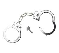 VIVAAS Metal Police Handcuffs Die Cast Lock with Key Safety Release 2 Keys Ideal for Children to Pretend Police Costume Play Fancy Dress Children Safety Handcuffs Accessories for Police and Thieves