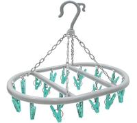 VIVAAS Oval Sock Dryer with 20 Pcs Clothes Pegs Sock Hanger for Washing Line Quick and Efficient Drying Sock Dryer with pegs Lightweight And Rust-Proof
