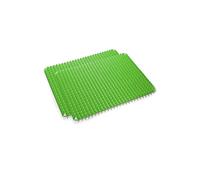VIVAAS Pyramid Pan Silicone Baking Mat with Non Stick Design & Fat Reduce Heat Resistant Ideal for Kitchen BBQ, Bakeware, Grilling (Green)