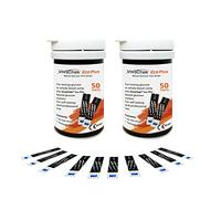 VivaChek ECO Plus Diabetes Test Strips & Diabetes Lancets Kits, No Coding Blood Glucose Test Strips, Blood Sugar Test Strips for UK Diabetics (Test Strips x 100)