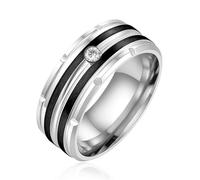 Vivaday Relationship Simple Stackable Ring | Fancy Zirconia Unique Personalized Rings | Inspirational Luck Jewelry | Ideal For Anniversary/Mother’s Day-Size 11 Y4036