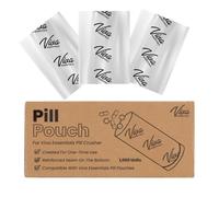 VivaEssentials Pill Pouches for Medicine, 1000 Pill Packets Compatible with VivaEssentials Pill Crusher