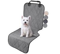 VIVAGLORY Front Car Seat Cover for Dog Seatflex Dog Seat Protector, Car Cover for Pet, Front Single Bucket Captain Chair Protector, Standard, Heather Black, 1Pack