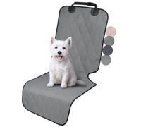VIVAGLORY Front Car Seat Cover for Dog Seatflex Dog Seat Protector, Car Cover for Pet, Front Single Bucket Captain Chair Protector, Large, Grey, 1Pack