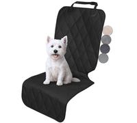 VIVAGLORY Front Car Seat Cover for Dog Seatflex Dog Seat Protector, Car Cover for Pet, Front Single Bucket Captain Chair Protector, Standard, Black, 1Pack
