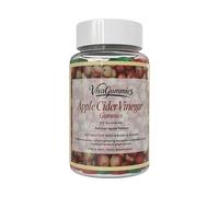 VivaGummies Apple Cider Vinegar Gummies with The Mother & Ginger Extract - 500mg ACV per Serving for Digestion, Detox & Metabolism - Vegan, Non-GMO, Natural Apple Flavour - 60 Gummies