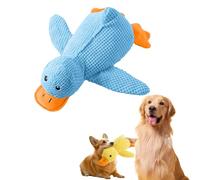 Vivahine Calming Duck Toy, Calming Duck Toy for Dogs, with Quacking Sound for Dog, 2025 That Soothe Like a Mother's Presence (Blue,Small)
