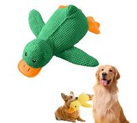 Vivahine Calming Duck Toy, Calming Duck Toy for Dogs, with Quacking Sound for Dog, 2025 That Soothe Like a Mother's Presence (Green,Small)