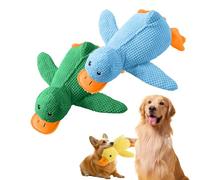 Vivahine Calming Duck Toy, Calming Duck Toy for Dogs, with Quacking Sound for Dog, 2025 That Soothe Like a Mother's Presence (Blue+Green,Small)