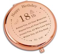 VivaJoy 18th Birthday Gifts for Girls - Folding Makeup Mirror, 18th Birthday Presents For Girls, Unique 18th Birthday Gifts, Birthday Gifts for Friend Sister Bestie Inspirational Birthday Gifts