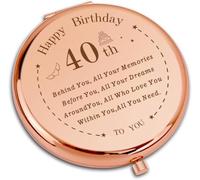 VivaJoy 40th Birthday Gift Compact Pocket Makeup Mirror
