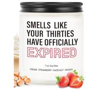 VivaJoy 40th Birthday Gifts for Women - 40th Birthday Candle, Scented Candles Gifts for Women, Funny 40th Birthday Decorations for Women, Perfect Idea for Best Friend, Mum, Wife, Daughter, Sister