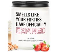 VivaJoy 50th Birthday Gifts - Scented Candle for Women, Funny Decorations and Presents for Mum, Grandma, Sister