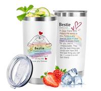 VivaJoy Friend Gifts for Women - Bestie Gift Tumblers 20oz, Special Friend Present for Girls for Graduation, Birthday, Female, Christmas