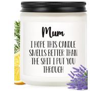 VivaJoy Gifts for Mum - Mothers Day Birthday Gifts for Mummy, Candle Gift for Mum from Daughter,Son,Lavender Scented Candles, Funny Candle for Mummy