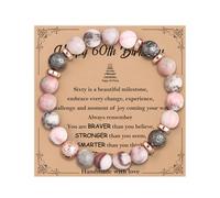 VivaJoy Gifts for Women - Natural Stone Bracelet with Message Card, 13th,16th,18th,21st,30th,40th,50th,60th Birthday Gifts,Funny Gift for Wife, Bestie, Grandma, Daughter, Mum, Granddaughter