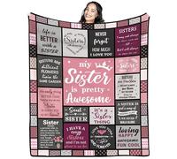 VivaJoy Sister Throw Blanket 60"X50" - Creative Birthday Gift