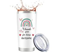 VivaJoy Thank You Gifts for Women - Thank You Gifts Stainless Steel Tumblers 20oz, Appreciation Present for Teachers, Women, Men, Best Friends, Colleagues, Mum, Dad, Sister, Employee