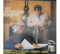 Vivaldi, Antonio - Telemann*, Leopold Mozart, Hummel* - Herbert von Karajan · Maurice André, Berliner Philharmoniker - Vier Trompeten-Konzerte