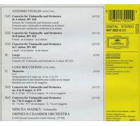 VIVALDI, BOCCHERINI: CELLO SONATAS NEW CD