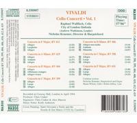 VIVALDI: CELLO CONCERTI, VOL. 1 NEW CD
