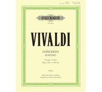 VIVALDI - Concierto en Sol Mayor (RV310) Op. 3 nº 3 para Violin y Piano (Urtext)
