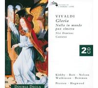 Vivaldi - Gloria E Nulla in mundo pax sincera E Nisi Dominus E Cantatas / Kirkby E Bott E Nelson E Watkinson E Bowman E Preston E AAM E Hogwood (1997) Audio CD by Unknown (0100-01-01)