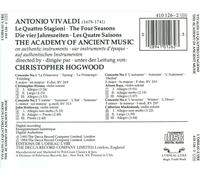 VIVALDI: LE QUATTRO STAGIONI NEW CD
