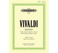 Vivaldi: Violin Concerto in A Minor Op. 3 No. 6 (RV 356) for Violin and Piano, Edition Peters EP3794: Edition for Viola and Piano