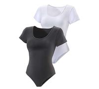Vivance Active Pack of 2 Body T-Shirts Black / White