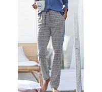 Vivance Dreams All-Over Printed Pyjama Bottoms Blue Print