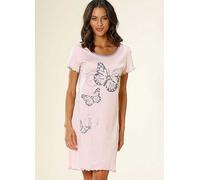 Vivance Dreams Butterfly Motif Nightgown Light Pink