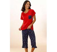 Vivance Dreams Capri Pyjamas Red/navy