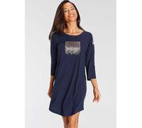 Vivance Dreams Curved Hem Nightie Navy Blue