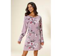 Vivance Dreams Floral Jersey Nightie Lilac Floral