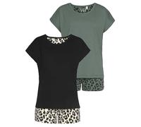 Vivance Dreams Pack of 2 Pyjamas Leopard